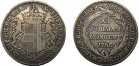 AUSTRIA Burgau Maria Theresia 1766 1 THALER SILVER Gunzburg Mint 27.71g KM# 16
