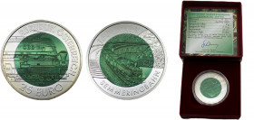 AUSTRIA 2004 25 EUROS Silver Second Republic (1945-date), Semmering Alpine Railway KM# 3109