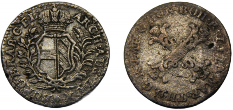 AUSTRIAN NETHERLANDS Maria Theresia 1751 10 LIARDS BILLON Antwerp Mint 1.73g KM#...