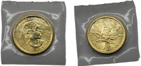 CANADA Elizabeth II 2020 10 DOLLARS GOLD ¼ oz. gold bullion coinage 7.78g /