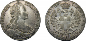 ERITREA Vittorio Emanuele III 1918 R 1 TALLERO SILVER Italian, Rome Mint 28.12g KM# 5