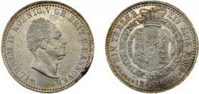 GERMAN STATES Hannover William IV 1836 A 1 THALER SILVER Kingdom 16.88g KM# 169