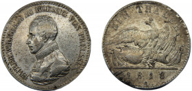 GERMAN STATES Prussia Friedrich Wilhelm III 1818 A 1 THALER SILVER Kingdom, Berlin Mint 22.01g KM# 396