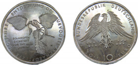 GERMANY 2011 A 10 EURO ALLOY Federal Republic, 150 Years of Discovery of Archaeopteryx prehistoric remains 14g KM# 301