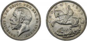 GREAT BRITAIN George V 1935 1 CROWN SILVER United Kingdom, 25th anniversary of accession of King George V 28.28g KM# 842