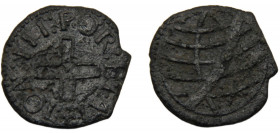 INDIA João III ND (1550-1557) 1 DINHEIRO TIN Portuguese, Malaca mint 1.56g KM# 13