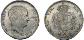ITALIAN STATES Two Sicilies Francesco I 1825 120 GRANA SILVER Kingdom 27.38g KM# 294