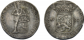 NETHERLANDS 1780 ♜ 1 DUCAT SILVER Dutch Republic, Province of Zeeland 28.03g KM# 52.4