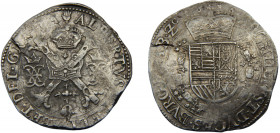 SPANISH NETHERLANDS Brabant Albert & Isabella 1616 1 PATAGON SILVER Antwerp Mint 27.01g KM#35.1