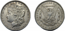 UNITED STATES 1889 1 DOLLAR SILVER Liberty head, Morgan, Philadelphia 26.8g KM# 110