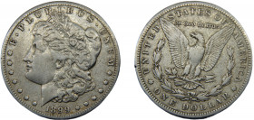 UNITED STATES 1899 1 DOLLAR SILVER Liberty head, Morgan, O New Orleans 26.46g KM# 110