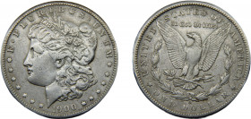 UNITED STATES 1900 1 DOLLAR SILVER Liberty head, Morgan, O New Orleans 26.59g KM# 110