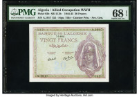 Algeria Banque de l'Algerie 20 Francs 7.5.1945 Pick 92b PMG Superb Gem Unc 68 EPQ. 

HID09801242017

© 2022 Heritage Auctions | All Rights Reserved