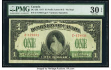 Canada Dominion of Canada $1 17.3.1917 DC-23b PMG Very Fine 30 EPQ. 

HID09801242017

© 2022 Heritage Auctions | All Rights Reserved