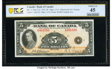 Canada Bank of Canada $5 1935 BC-5 PCGS Banknote Choice XF 45. 

HID09801242017

© 2022 Heritage Auctions | All Rights Reserved