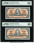 Canada Bank of Canada $2 2.1.1937 BC-22c Two Consecutive Examples PMG Gem Uncirculated 65 EPQ (2). 

HID09801242017

© 2022 Heritage Auctions | All Ri...