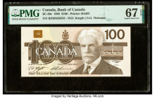 Canada Bank of Canada $100 1988 BC-60c PMG Superb Gem Unc 67 EPQ. 

HID09801242017

© 2022 Heritage Auctions | All Rights Reserved