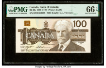 Canada Bank of Canada $100 1988 BC-60c PMG Gem Uncirculated 66 EPQ. 

HID09801242017

© 2022 Heritage Auctions | All Rights Reserved