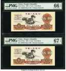 China People's Bank of China 5 Yuan 1960 Pick 876a1 Two Examples PMG Superb Gem Unc 67 EPQ; Gem Uncirculated 66 EPQ. 

HID09801242017

© 2022 Heritage...