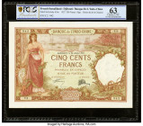 French Somaliland Banque de l'Indochine, Djibouti 500 Francs 20.7.1927 Pick 9a PCGS Banknote Choice UNC 63. 

HID09801242017

© 2022 Heritage Auctions...