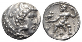 Kings of Macedon, Alexander III ‘the Great’ (336-323 BC). AR Tetradrachm (26mm, 15.64g, 11h). Uncertain Eastern mint. Head of Herakles r., wearing lio...
