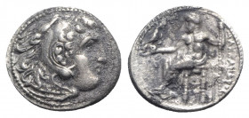 Kings of Macedon, Philip III Arrhidaios (323-317 BC). AR Drachm (18mm, 3.99g, 12h). Magnesia ad Maeandrum, in the name of Alexander III, c. 323-319 BC...