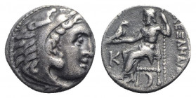 Kings of Macedon, Antigonos I Monophthalmos (Strategos of Asia, 320-306/5 BC, or king, 306/5-301 BC). AR Drachm (17mm, 4.20g, 12h). In the name and ty...
