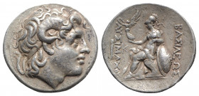 Kings of Thrace, Lysimachos (305-281 BC). AR Tetradrachm (31mm, 16.91g, 12h). Lampsakos, c. 297/6-282/1 BC. Diademed head of the deified Alexander r.,...