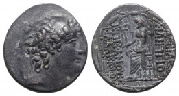 Seleukid Kings, Philip I Philadelphos (c. 95/4-76/5 BC). AR Tetradrachm (28mm, 15.67g, 12h). Antioch, 88/7-76/5 BC. Diademed head r. R/ Zeus Nikephoro...