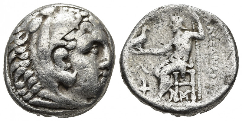KINGS OF MACEDON, Alexander III 'The Great', 336-323 BC .Kolophon . AR Tetradrac...