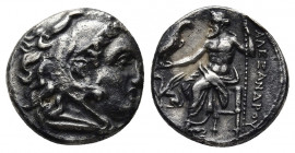 KINGS OF MACEDON, Alexander III 'The Great', 336-323 BC. AR Drachm. 4.06g. 16.2m.