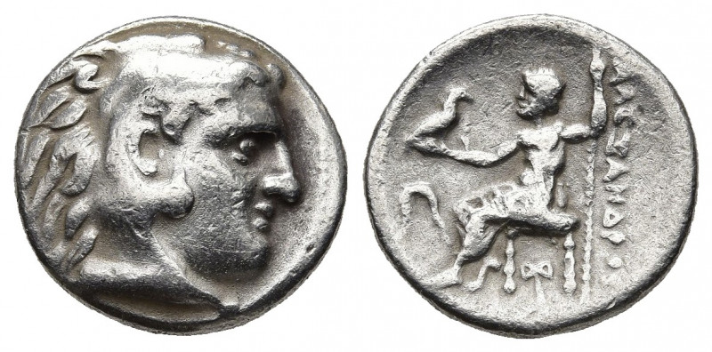 KINGS OF MACEDON, Alexander III 'The Great', 336-323 BC. AR Drachm. 4.11g. 17.1m...