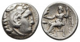 KINGS OF MACEDON, Alexander III 'The Great', 336-323 BC. AR Drachm. 4.16g. 16.5m.