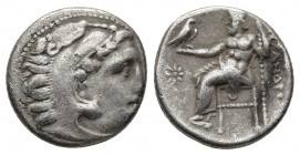 KINGS OF MACEDON, Philip III 323-317 BC. Kolophon. AR Drachm. 4.06g. 16.9m.
