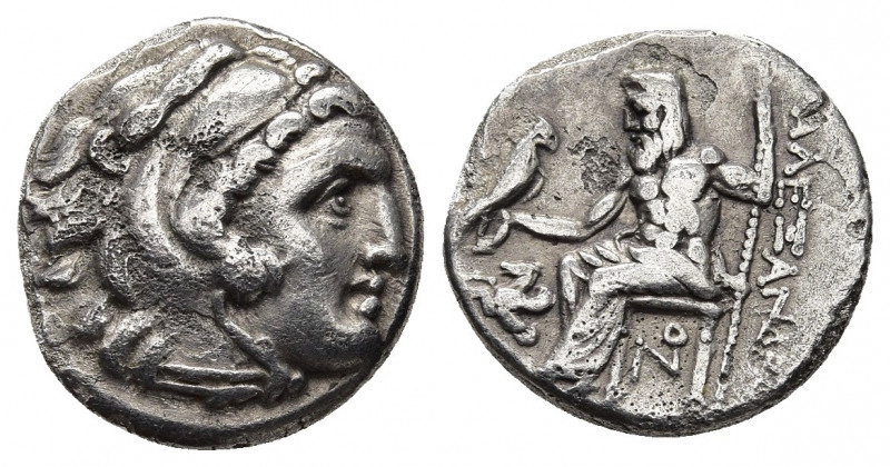 KINGS OF MACEDON, Alexander III 'The Great', 336-323 BC. Lampsakos. AR Drachm. 3...