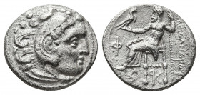 KINGS OF MACEDON, Alexander III 'The Great', 336-323 BC. Kolophon. AR Drachm. 3.81g. 16.6m.