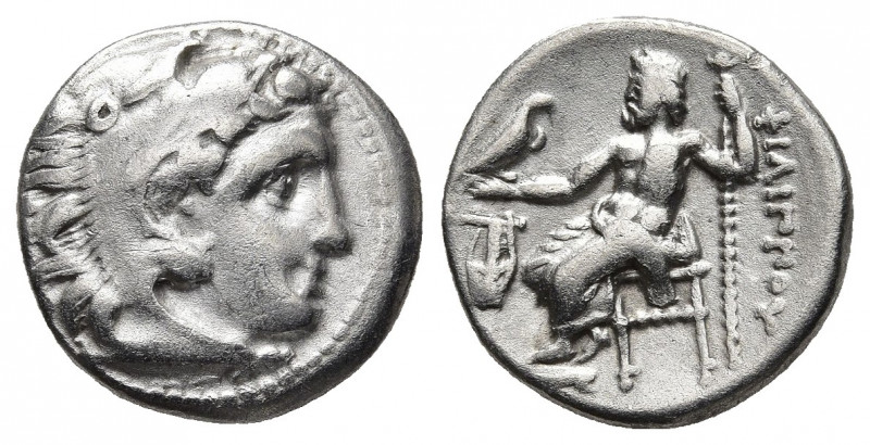 KINGS OF MACEDON, Philip III 323-317 BC. AR Drachm. 4.12g. 17.1m.
