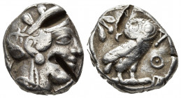 ATTICA, Athens. Circa 454-404 BC. AR Tetradrachm. 17.09g. 21.1m.