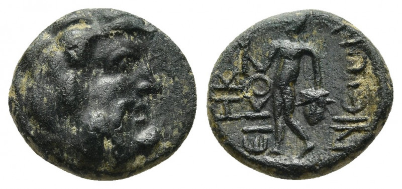 LYCAONIA, Iconium. 1st century BC. AE. 3.24g. 14.4m