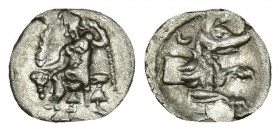 LYCAONIA, Laranda. Circa 324-323 BC. AR Obol. 0.35g. 10.9m.
