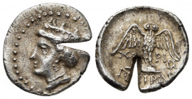 PONTOS, Amisos. Circa 400-350 BC. AR Drachm. 5.70g. 23.3m