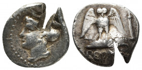 PONTOS, Amisos. Circa 400-350 BC. AR Drachm. 5.74g. 19.8m