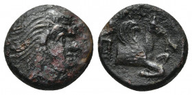 CIMMERIAN BOSPOROS, Pantikapaion. Circa 310-304 BC. AE. 3.40g. 15.5m.
