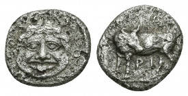 MYSIA, Parion. 4th century BC. AR Hemidrachm. 2.20g. 13.1m