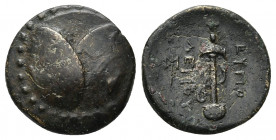 CARIA, Mylasa. 295-280 BC. Eupolemos. AE. 3.91g. 17.9m.