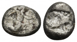 ACHAEMENID EMPIRE.ime of Artaxerxes I to Xerxes II 455-420 BC. AR Siglos. 5.13g. 15.5m.