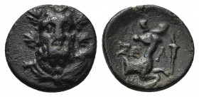 PISIDIA, Selge. Circa 200-100 BC. AE. 1.90g. 14.1m.