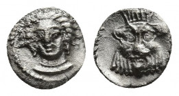 CILICIA, Uncertain. 4th century BC. AR Obol. 0.46g. 8.9m.