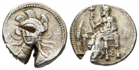 CILICIA, Soloi. Circa 333-323 BC. AR Stater. 10.97g. 23.6m.