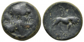 KINGS OF GALATIA, Amyntas 36-25 BC. AE. 11.06g. 22.1m